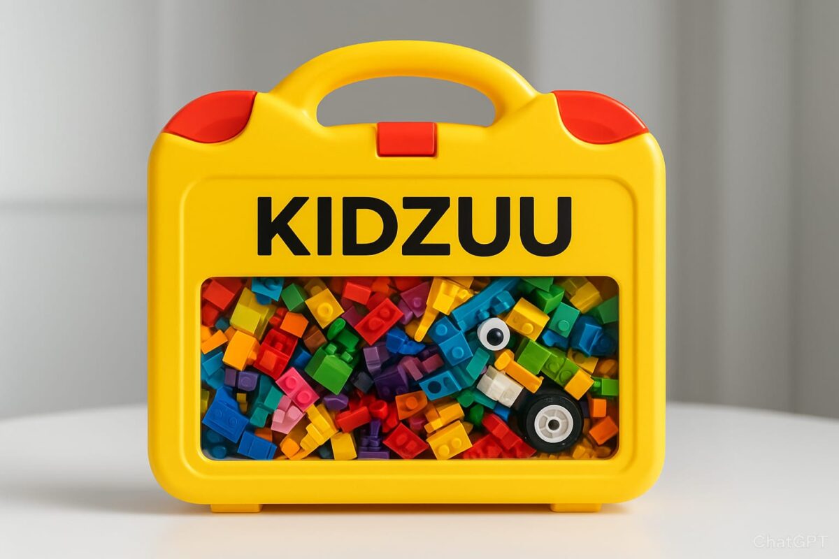 KIDZUU Creative Building Blocks Set | Portable STEM Toy Case - Image 1